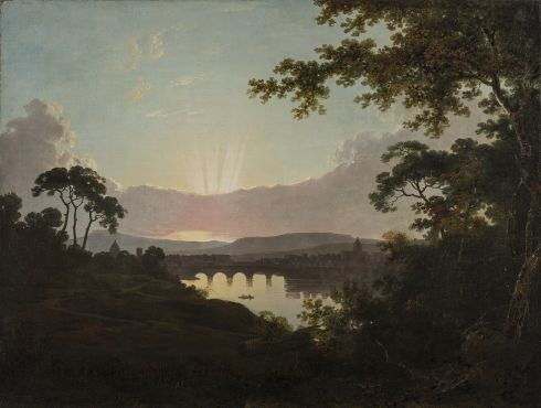 Joseph Wright of Derby - Vue de Florence, 1789-1793