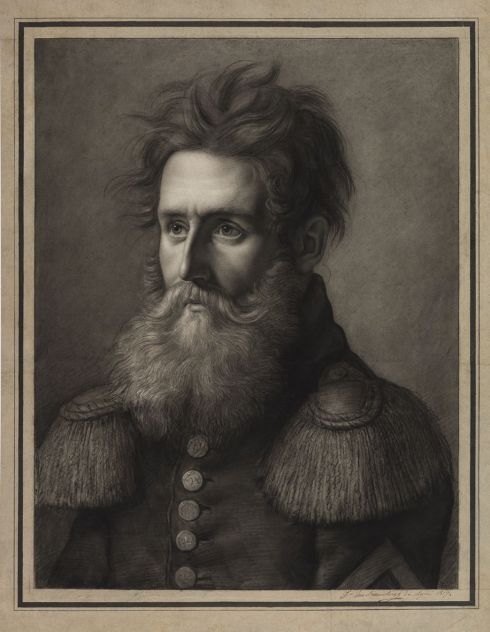 Fabius, dit Fabien Van Risamburgh - Portrait d'un demi-solde, 1817