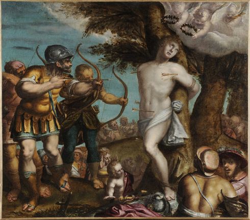 Giovanni Battista Castello, dit Il Bergamasco - Le Martyre de saint Sébastien, vers 1558