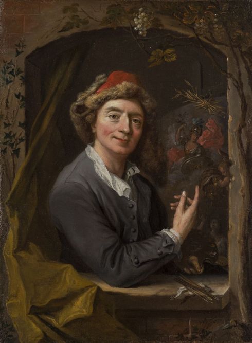 Jacques-François Delyen - Autoportrait, vers 1745