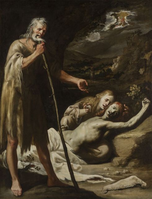 Sebastian Martinez Domedel - La Mort d'Abel, vers 1655