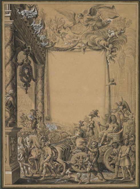 Pierre-Paul Sevin - Le Triomphe du Grand Condé, 1674
