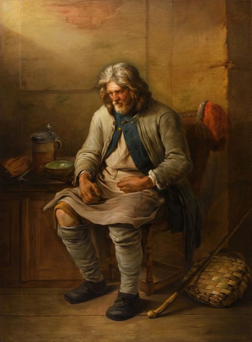 Charles-François Hutin - Un paysan saxon, Salon de 1759