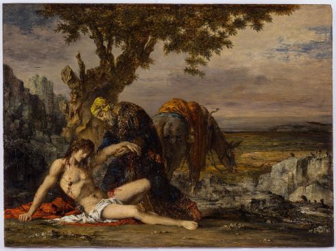 Gustave Moreau - Le Bon Samaritain, vers 1870