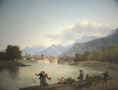 Jean-Joseph-Xavier Bidauld - Vue de Grenoble, vers 1808