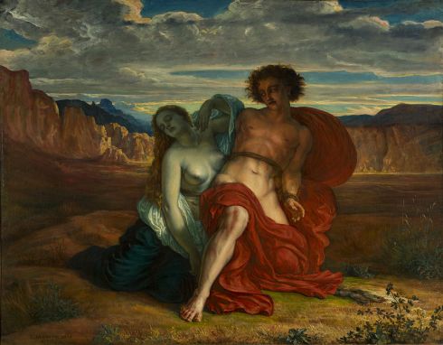 Louis Janmot - Le Supplice de Mézence, Salon de 1865