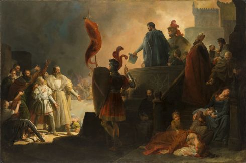 Alexandre-Evariste Fragonard - Une condamnation sous le règne de François 1er, années 1830