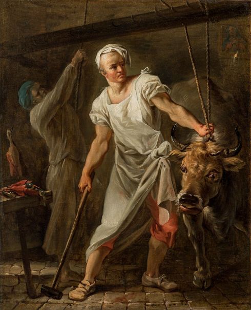 Louis-Jacques Durameau - The Butcher