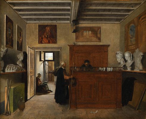François-Marius Granet - Atelier à la Trinité-des-Monts