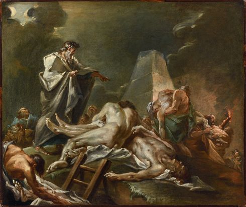 Michel-François Dandré-Bardon - Tobit Burying the Dead